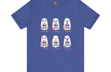 Shopify Title: Rainbow Drip Ghost Tee