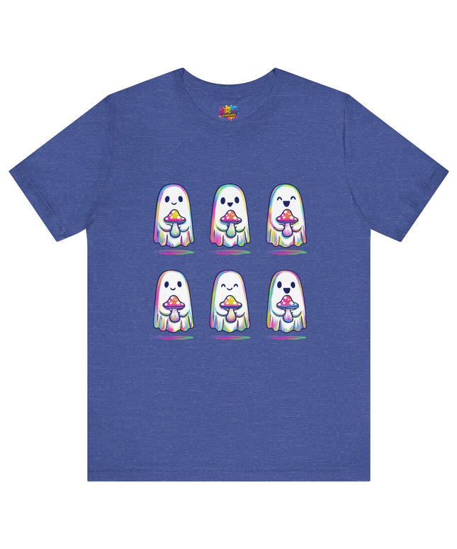 Shopify Title: Rainbow Drip Ghost Tee