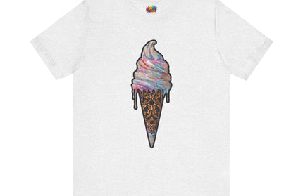 Baroque Marble Swirl Ice Cream Tee