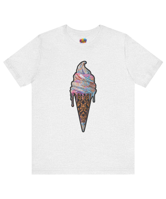 Baroque Marble Swirl Ice Cream Tee