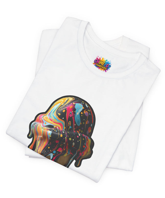 Pastel Marble Swirl Ice Cream Tee