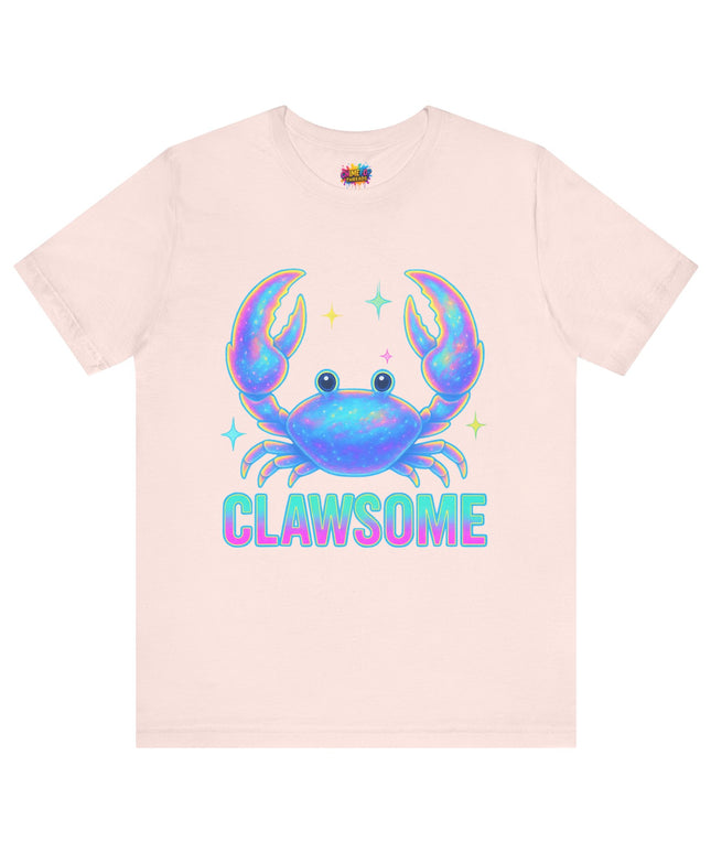CLAWSOME Neon Crab Tee - Ocean Lover T-Shirt