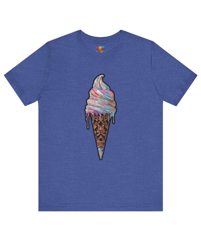 Baroque Marble Swirl Ice Cream Tee