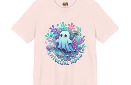 Mycelial Magic Blue Glow Ghost Tee