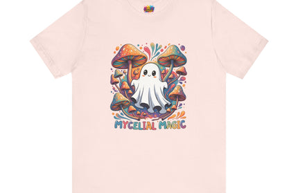 Mycelial Magic Rainbow Ghost Tee