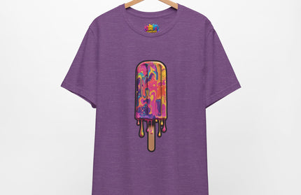 Psychedelic Rainbow Popsicle Drip Tee