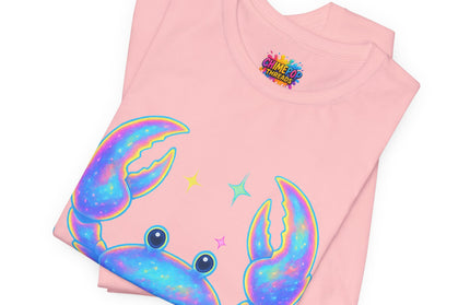 CLAWSOME Neon Crab Tee - Ocean Lover T-Shirt