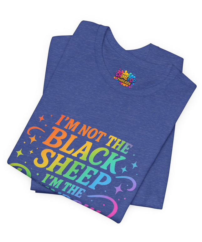 Rainbow Sheep Quote Tee