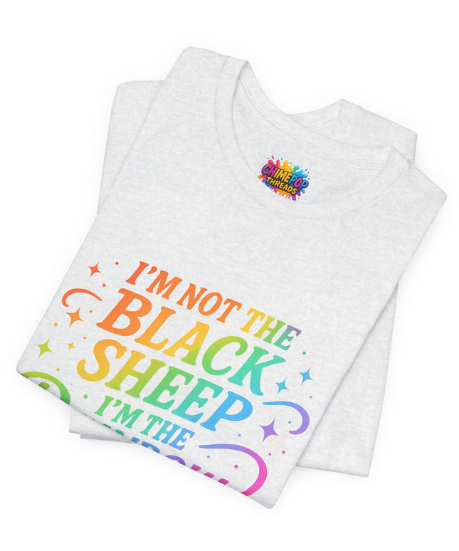 Rainbow Sheep Quote Tee