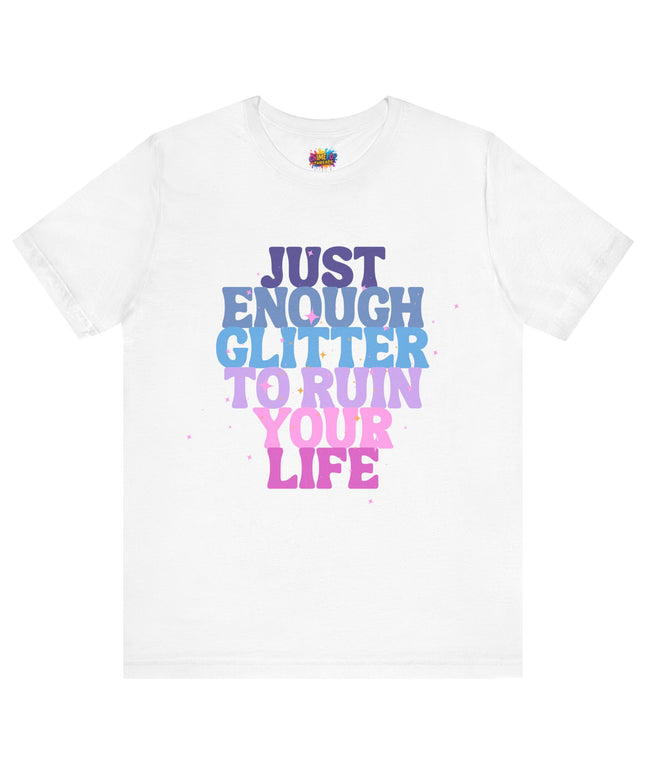 Just Enough Glitter Pastel Tee