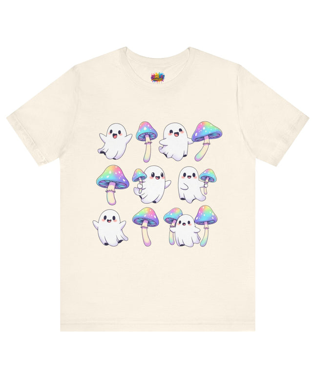 Happy Ghost With Mushroom Tee