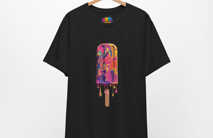 Psychedelic Rainbow Popsicle Drip Tee
