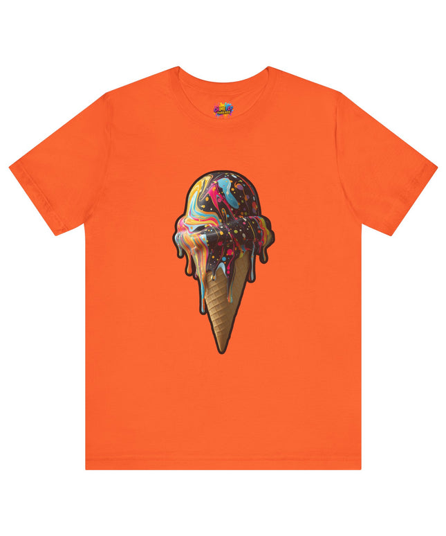 Pastel Marble Swirl Ice Cream Tee