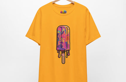Psychedelic Rainbow Popsicle Drip Tee