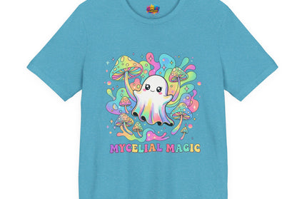 Mycelial Magic Rainbow Ghost Tee