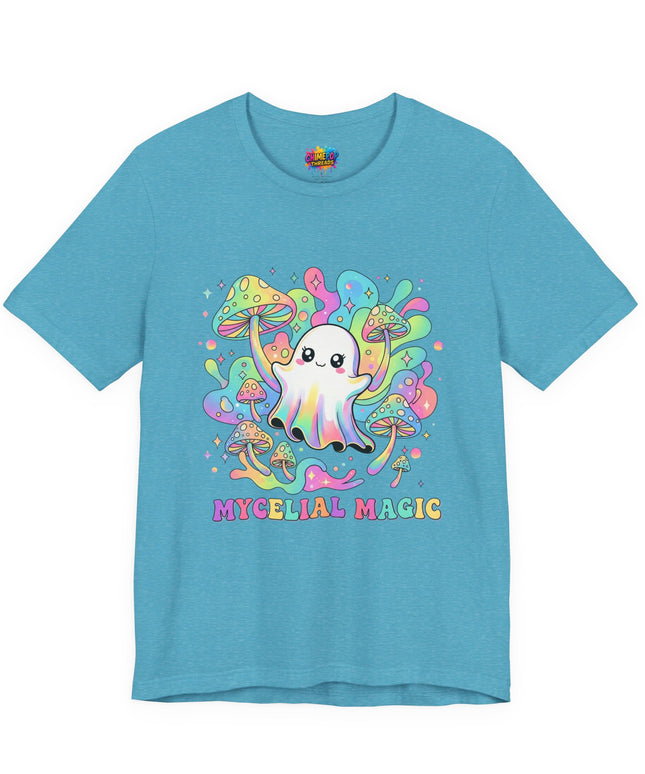 Mycelial Magic Rainbow Ghost Tee
