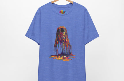 Psychedelic Ghost Rainbow Drip Spirit Tee