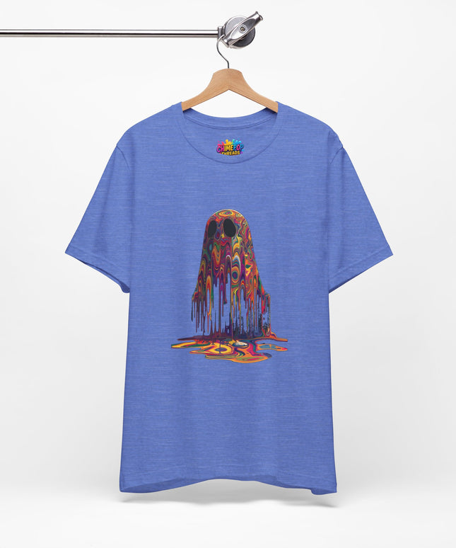 Psychedelic Ghost Rainbow Drip Spirit Tee