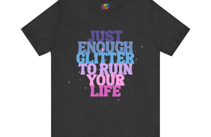 Just Enough Glitter Pastel Tee