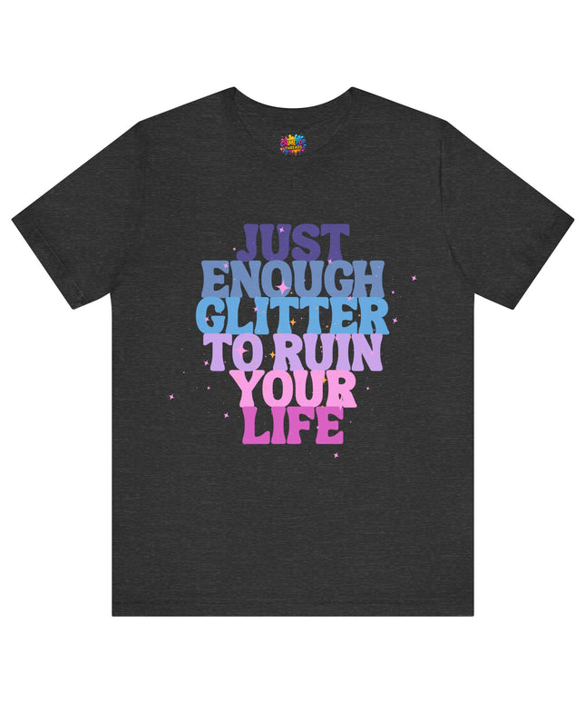Just Enough Glitter Pastel Tee