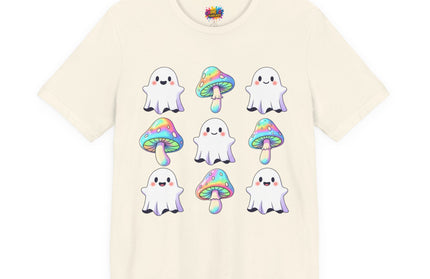 Kawaii Ghost Mushroom Tee