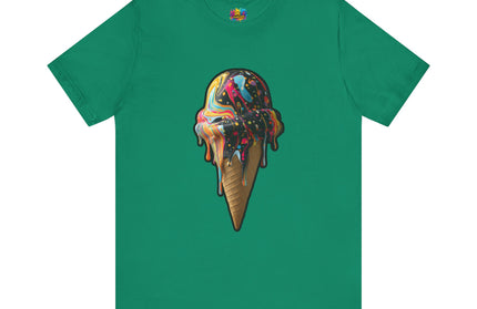 Pastel Marble Swirl Ice Cream Tee