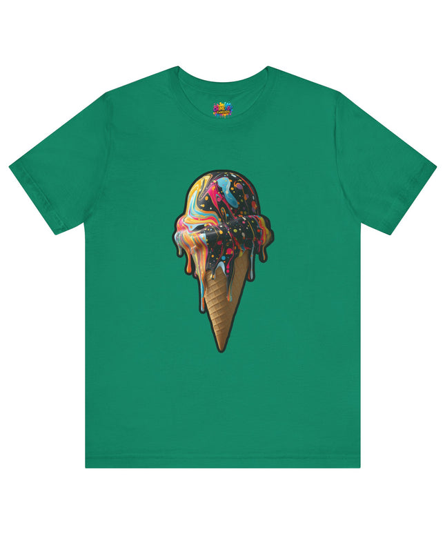 Pastel Marble Swirl Ice Cream Tee