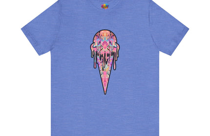Pastel Ice Cream Symmetrical Drip Tee
