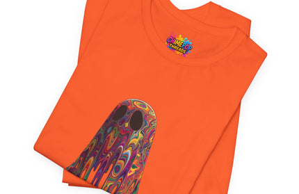 Psychedelic Ghost Rainbow Drip Spirit Tee