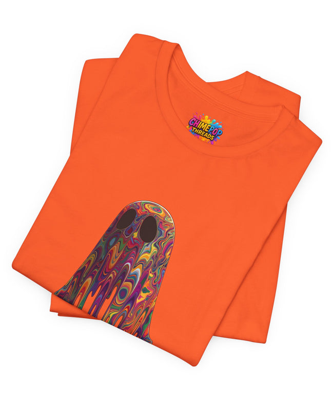 Psychedelic Ghost Rainbow Drip Spirit Tee