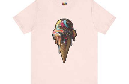 Pastel Marble Swirl Ice Cream Tee