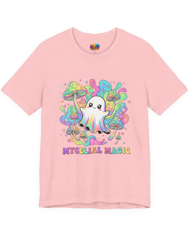 Mycelial Magic Rainbow Ghost Tee