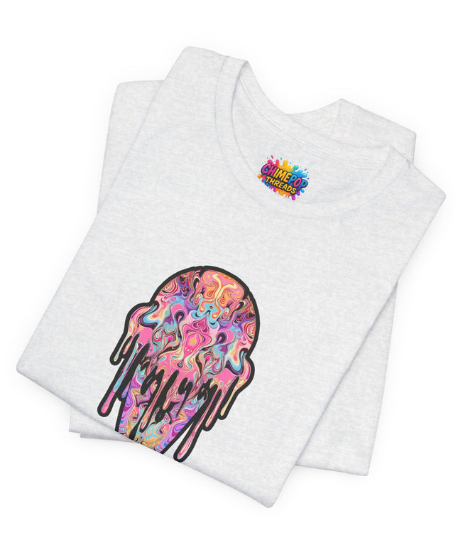 Pastel Ice Cream Symmetrical Drip Tee