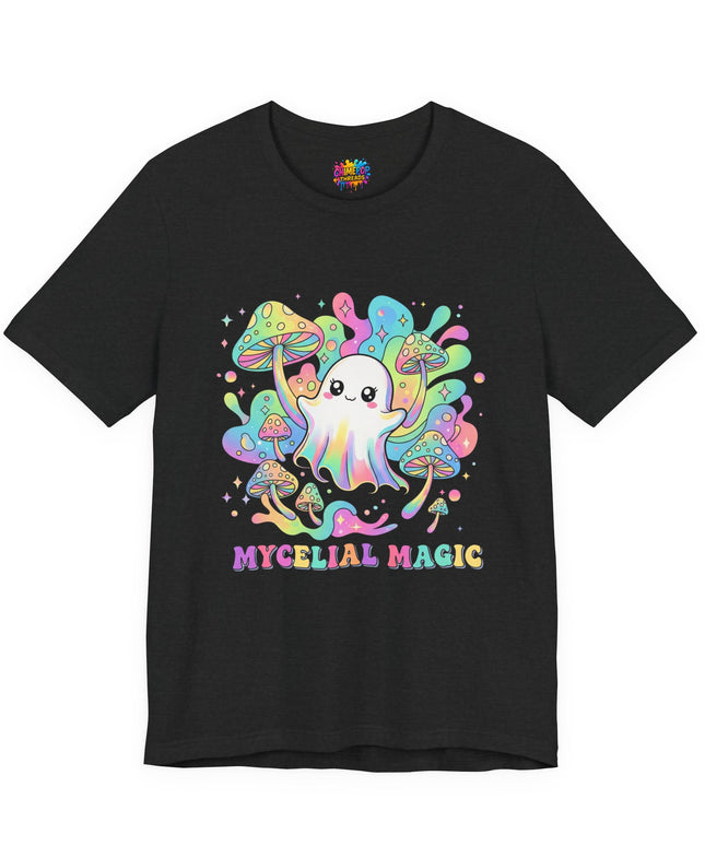 Mycelial Magic Rainbow Ghost Tee