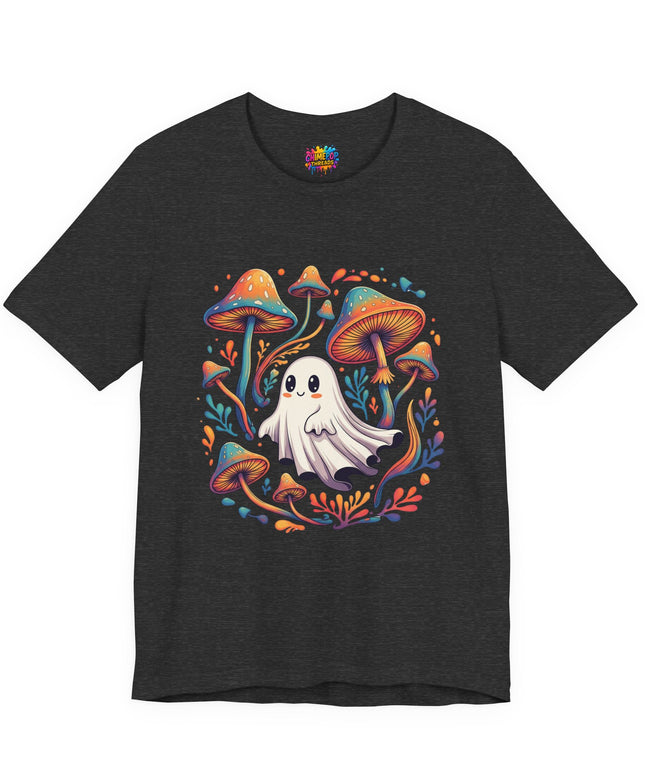 Mycelial Magic Ghost Mushroom Tee