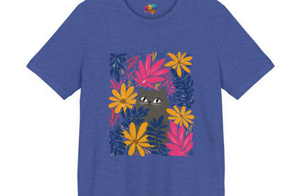 Gray Cat Floral Tee