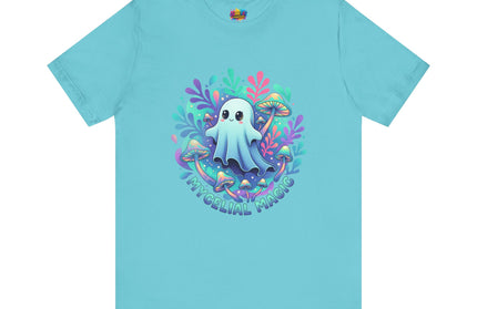 Mycelial Magic Blue Glow Ghost Tee