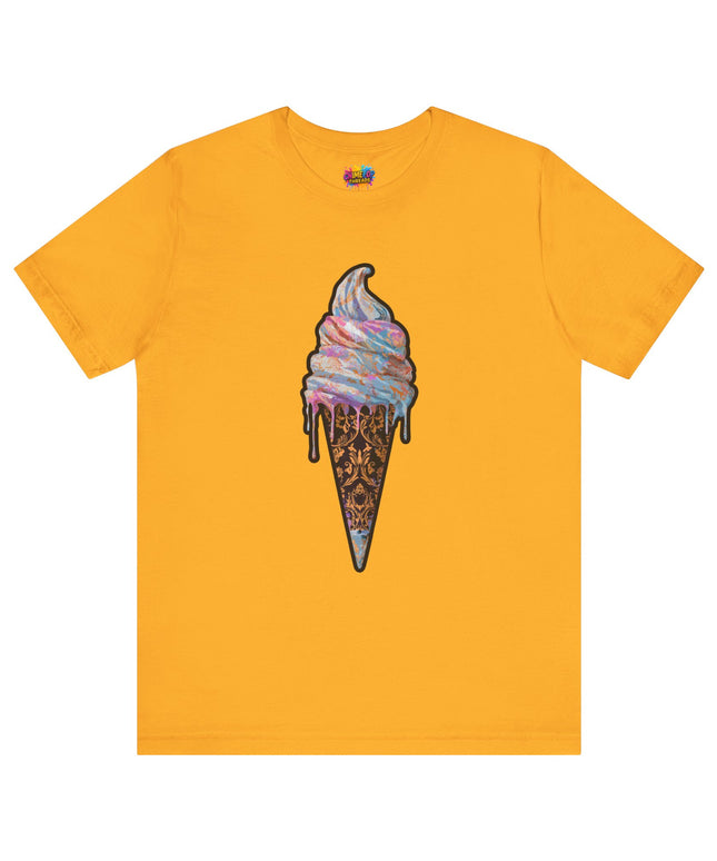 Baroque Marble Swirl Ice Cream Tee