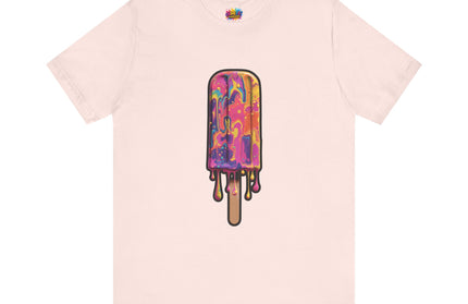 Psychedelic Rainbow Popsicle Drip Tee