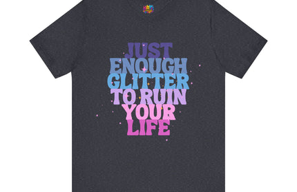 Just Enough Glitter Pastel Tee