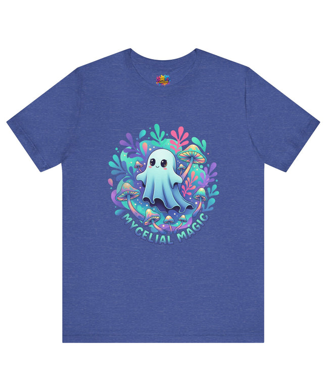 Mycelial Magic Blue Glow Ghost Tee
