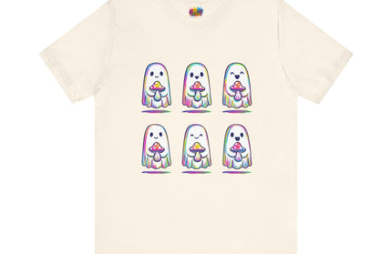 Shopify Title: Rainbow Drip Ghost Tee