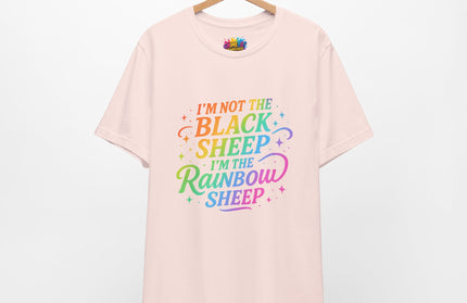 Rainbow Sheep Quote Tee
