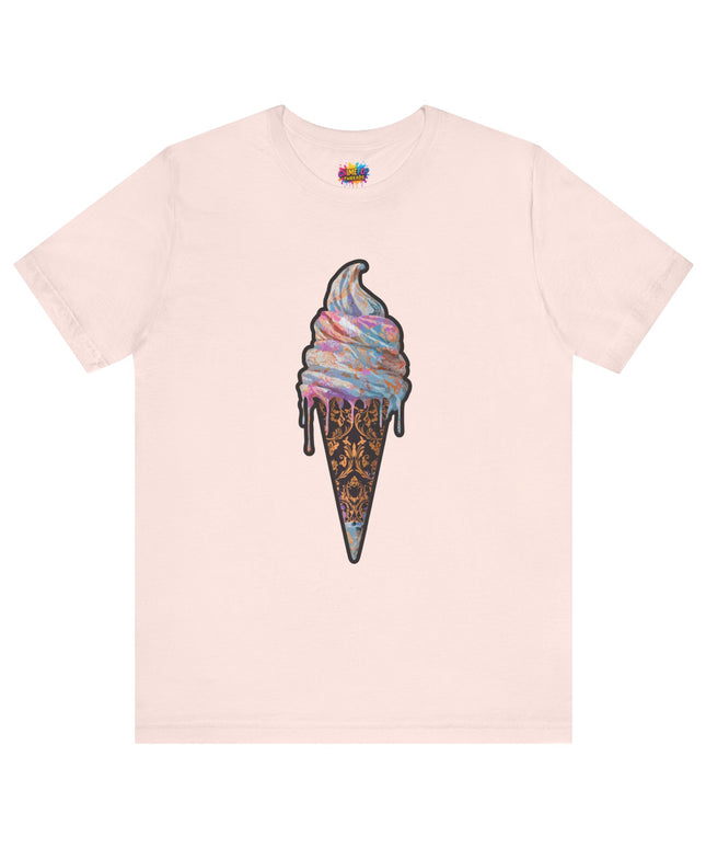 Baroque Marble Swirl Ice Cream Tee
