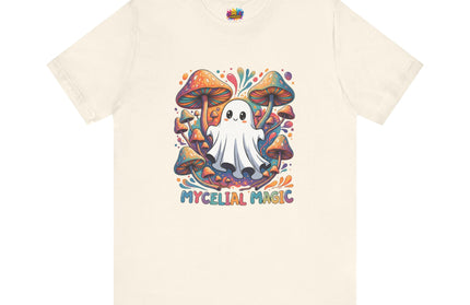 Mycelial Magic Rainbow Ghost Tee