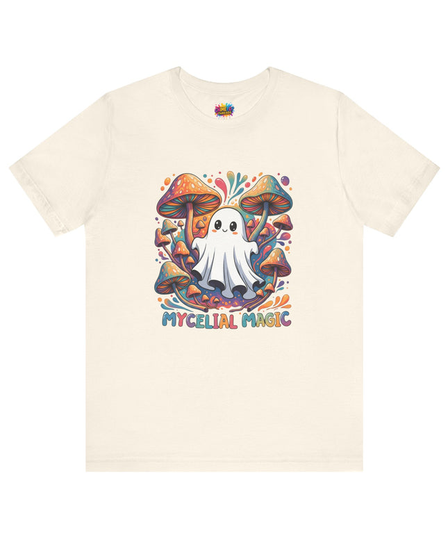Mycelial Magic Rainbow Ghost Tee