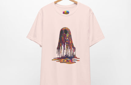 Psychedelic Ghost Rainbow Drip Spirit Tee