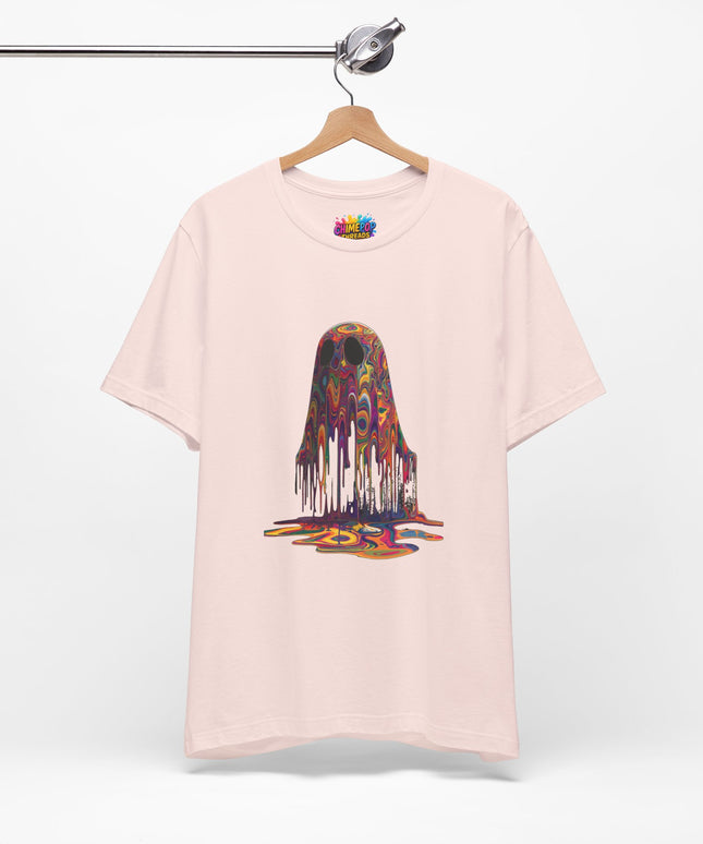 Psychedelic Ghost Rainbow Drip Spirit Tee