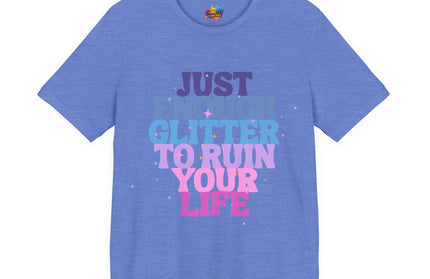 Just Enough Glitter Pastel Tee
