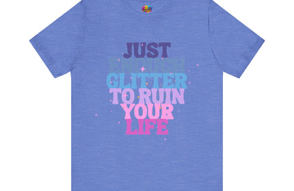 Just Enough Glitter Pastel Tee